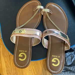 Guess Light Pink Sandals.  Size 10